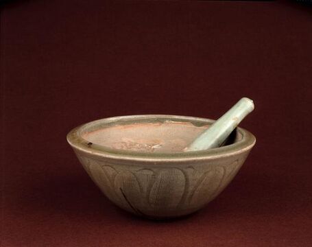 mortar; pestle