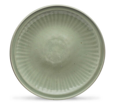 A Large Longquan Celadon Carved Dish