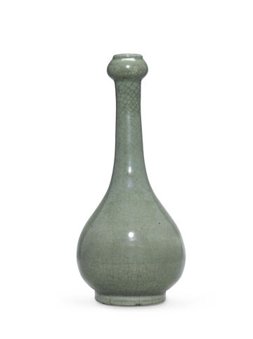 A Longquan Celadon 'Garlic Mouth' Vase