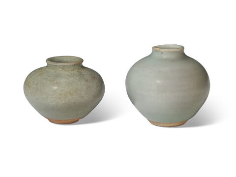 Two Longquan Celadon Jarlets