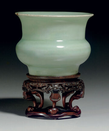A Rare Longquan Celadon Zhadou