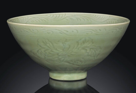 A Carved Longquan Celadon Bowl