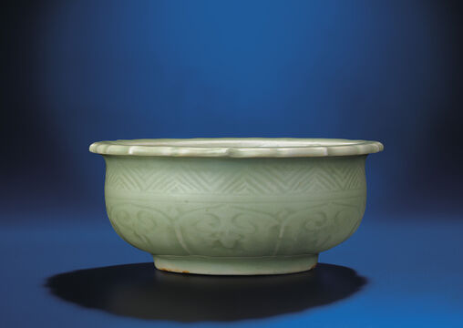 A Longquan Celadon Floriform Bowl