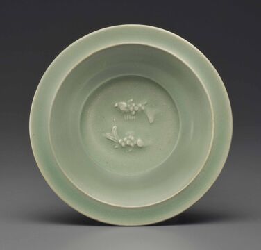 A Small Longquan Celadon 'Twin Fish' Dish