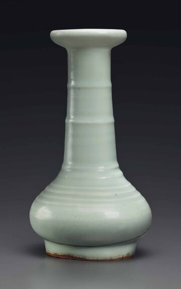 A Rare Longquan Celadon 'Bamboo-Neck' Vase, Xianwenping