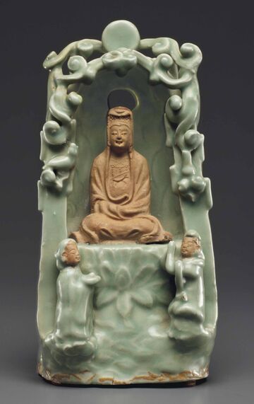 A Longquan Celadon Buddhist Shrine
