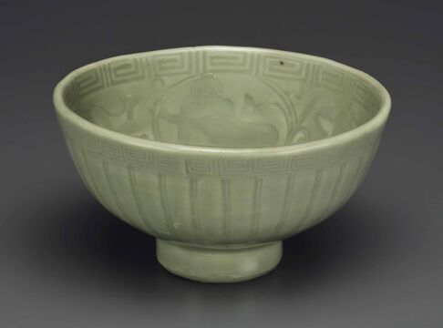 A Longquan Celadon Impressed Bowl