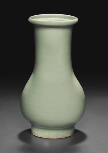 A Longquan Celadon Pear-Shaped Vase