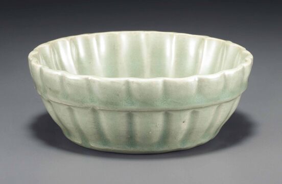 A Longquan Celadon Petal-Carved Bowl