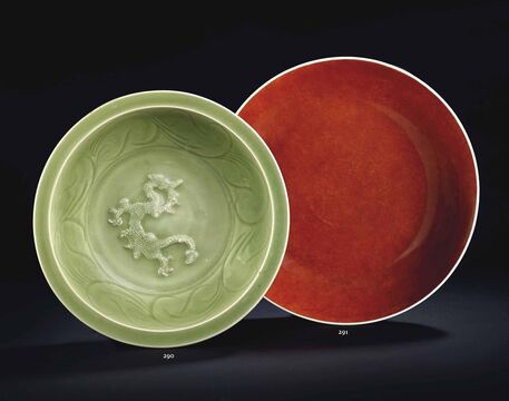 Plat En Porcelaine Celadon Longquan