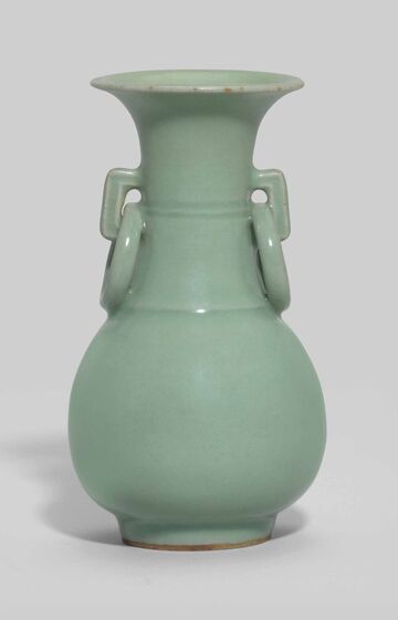 A Longquan Celadon-Glazed Pear-Shaped Vase