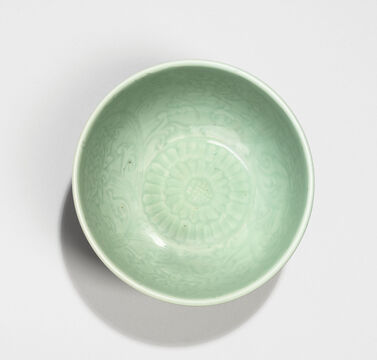 A Longquan Celadon Carved ‘Lotus’ Bowl