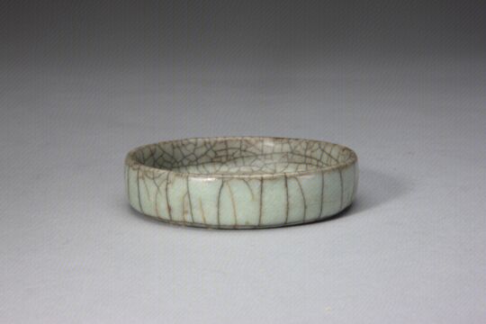 哥窑青釉洗　