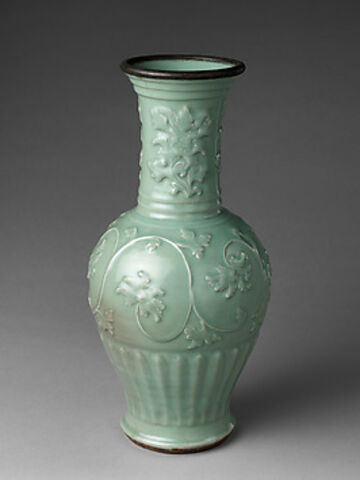 Vase with Peony Scrolls