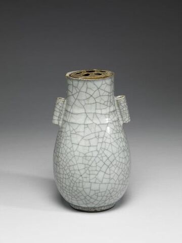 Vase with tubular handles