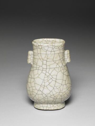 Vase with tubular handles