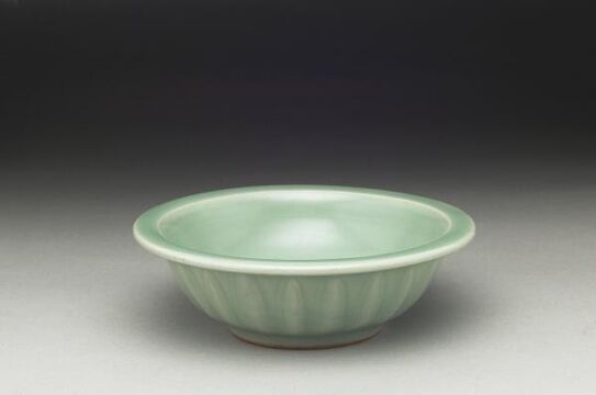 Washer with paired fish and lotus-petal decoration