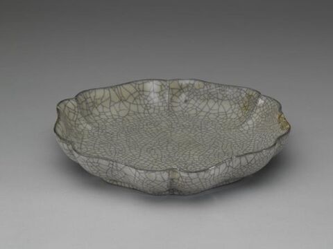 Hibiscus-shaped dish