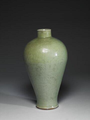 Meiping vase with incised lotus sprays