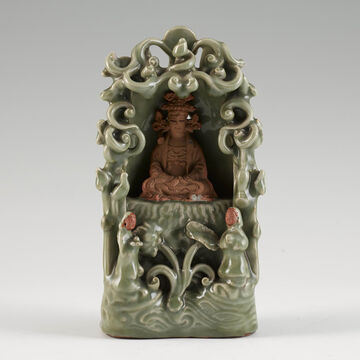青釉佛龛